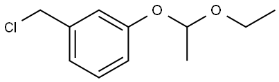 1-(chloromethyl)-3-(1-ethoxyethoxy)benzene Structure