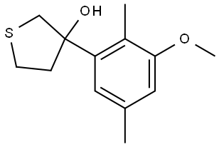 Tetrahydro-3-(3-methoxy-2,5-dimethylphenyl)thiophene-3-ol Structure