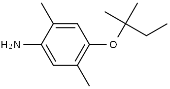 4-(1,1-Dimethylpropoxy)-2,5-dimethylbenzenamine 结构式