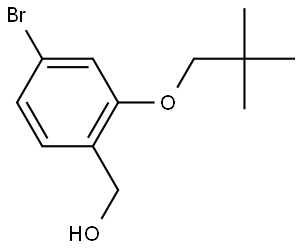 4-Bromo-2-(2,2-dimethylpropoxy)benzenemethanol Structure