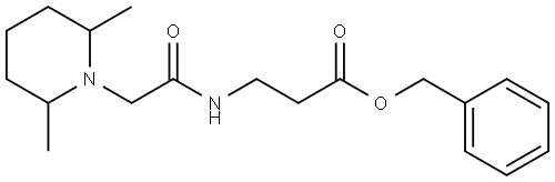 benzyl 3-(2-(2,6-dimethylpiperidin-1-yl)acetamido)propanoate,2287194-57-2,结构式