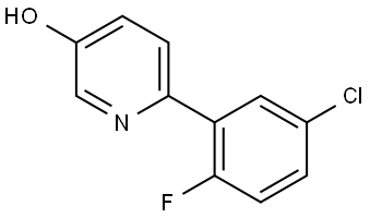 6-(5-Chloro-2-fluorophenyl)-3-pyridinol Structure