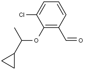 2294636-20-5 3-Chloro-2-(1-cyclopropylethoxy)benzaldehyde