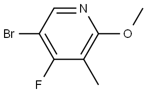 5-bromo-4-fluoro-2-methoxy-3-methylpyridine|