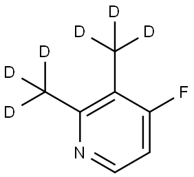 4-fluoro-2,3-bis(methyl-d3)pyridine Structure
