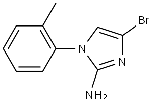 4-bromo-1-(o-tolyl)-1H-imidazol-2-amine Structure