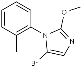 5-bromo-2-methoxy-1-(o-tolyl)-1H-imidazole Structure