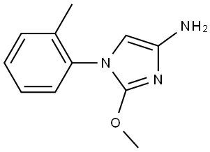 2-methoxy-1-(o-tolyl)-1H-imidazol-4-amine 结构式