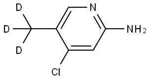 4-chloro-5-(methyl-d3)pyridin-2-amine Structure