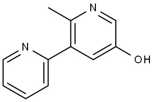 2'-Methyl[2,3'-bipyridin]-5'-ol 结构式