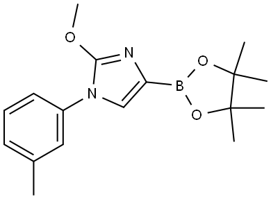 2-methoxy-4-(4,4,5,5-tetramethyl-1,3,2-dioxaborolan-2-yl)-1-(m-tolyl)-1H-imidazole|