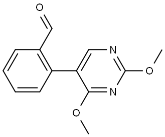 2-(2,4-Dimethoxy-5-pyrimidinyl)benzaldehyde Structure