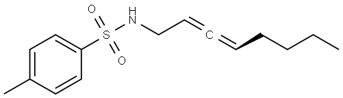 (R)-4-methyl-N-(octa-2,3-dien-1-yl)benzenesulfonamide 结构式