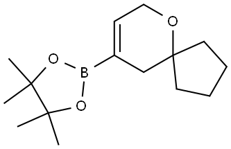 4,4,5,5-四甲基-2-(6-氧杂螺[4.5]癸-8-烯-9-基)-1,3,2-二氧杂硼杂环戊烷, 2314460-42-7, 结构式