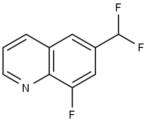 6-(Difluoromethyl)-8-fluoroquinoline|