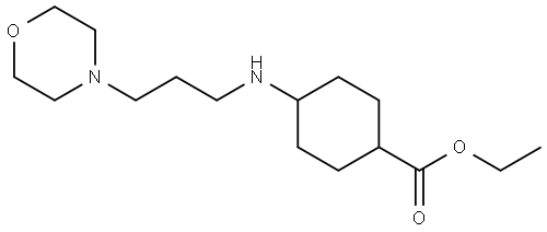 ethyl 4-((3-morpholinopropyl)amino)cyclohexanecarboxylate Structure