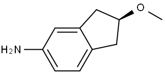 (S)-2,3-Dihydro-2-methoxy-1H-inden-5-amine,2322923-45-3,结构式