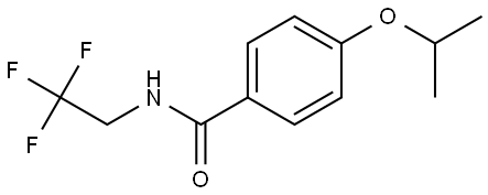 4-(1-Methylethoxy)-N-(2,2,2-trifluoroethyl)benzamide|