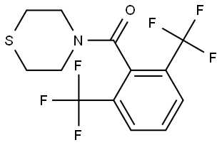 (2,6-bis(trifluoromethyl)phenyl)(thiomorpholino)methanone,2327015-81-4,结构式