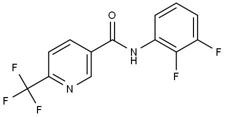 N-(2,3-Difluorophenyl)-6-(trifluoromethyl)-3-pyridinecarboxamide Structure