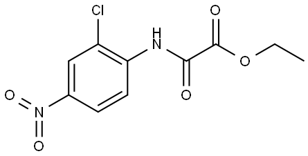 ethyl 2-((2-chloro-4-nitrophenyl)amino)-2-oxoacetate Structure