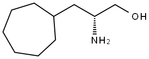 (R)-2-amino-3-cycloheptylpropan-1-ol Structure