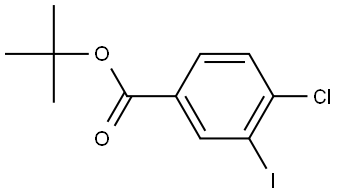 1,1-Dimethylethyl 4-chloro-3-iodobenzoate Structure