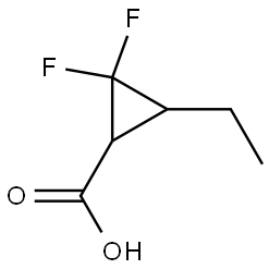 3-ethyl-2,2-difluorocyclopropane-1-carboxylic acid|