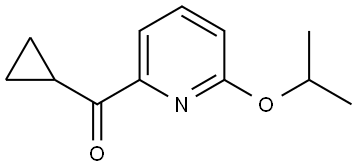 cyclopropyl(6-isopropoxypyridin-2-yl)methanone Structure