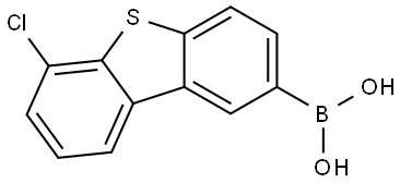 Boronic acid, B-(6-chloro-2-dibenzothienyl)- Structure