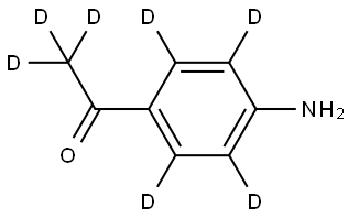 1-(4-aminophenyl-2,3,5,6-d4)ethan-1-one-2,2,2-d3,2363779-18-2,结构式