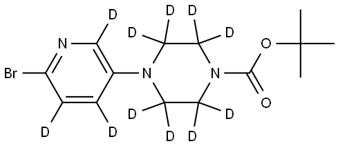 tert-butyl 4-(6-bromopyridin-3-yl-2,4,5-d3)piperazine-1-carboxylate-2,2,3,3,5,5,6,6-d8|