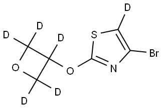 4-bromo-2-((oxetan-3-yl-d5)oxy)thiazole-5-d|