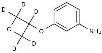 3-((oxetan-3-yl-d5)oxy)aniline Structure