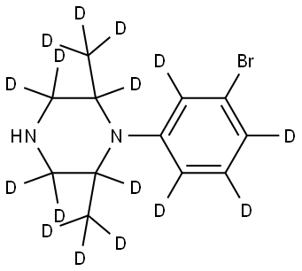 2363782-11-8 1-(3-bromophenyl-2,4,5,6-d4)-2,6-bis(methyl-d3)piperazine-2,3,3,5,5,6-d6