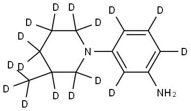 3-(3-(methyl-d3)piperidin-1-yl-2,2,3,4,4,5,5,6,6-d9)benzen-2,4,5,6-d4-amine|