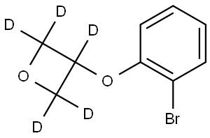 3-(2-bromophenoxy)oxetane-2,2,3,4,4-d5 Structure