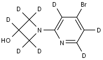 1-(4-bromopyridin-2-yl-3,5,6-d3)azetidin-2,2,3,4,4-d5-3-ol|