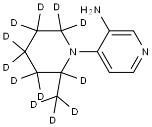 4-(2-(methyl-d3)piperidin-1-yl-2,3,3,4,4,5,5,6,6-d9)pyridin-3-amine|