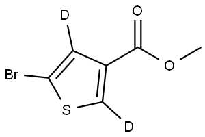 methyl 5-bromothiophene-3-carboxylate-2,4-d2|