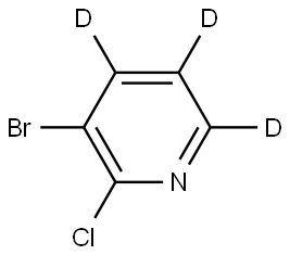 3-bromo-2-chloropyridine-4,5,6-d3,2363789-41-5,结构式