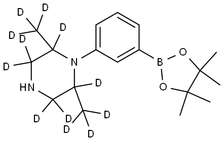 2,6-bis(methyl-d3)-1-(3-(4,4,5,5-tetramethyl-1,3,2-dioxaborolan-2-yl)phenyl)piperazine-2,3,3,5,5,6-d6|