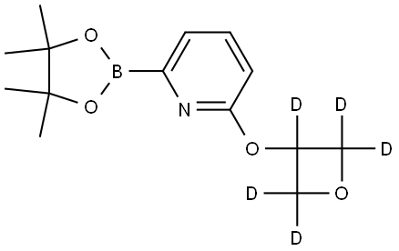 2-((oxetan-3-yl-d5)oxy)-6-(4,4,5,5-tetramethyl-1,3,2-dioxaborolan-2-yl)pyridine Structure