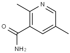 2,5-Dimethyl-3-pyridinecarboxamide Struktur