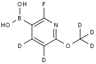 2368221-18-3 (2-fluoro-6-(methoxy-d3)pyridin-3-yl-4,5-d2)boronic acid