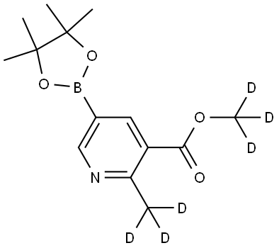 methyl-d3 2-(methyl-d3)-5-(4,4,5,5-tetramethyl-1,3,2-dioxaborolan-2-yl)nicotinate|