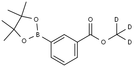 methyl-d3 3-(4,4,5,5-tetramethyl-1,3,2-dioxaborolan-2-yl)benzoate Structure