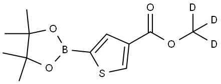 methyl-d3 5-(4,4,5,5-tetramethyl-1,3,2-dioxaborolan-2-yl)thiophene-3-carboxylate|