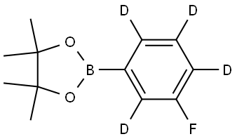 2-(3-fluorophenyl-2,4,5,6-d4)-4,4,5,5-tetramethyl-1,3,2-dioxaborolane Structure