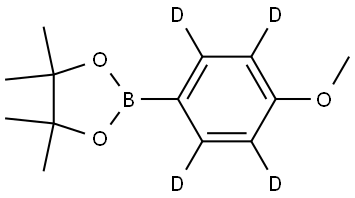 2-(4-methoxyphenyl-2,3,5,6-d4)-4,4,5,5-tetramethyl-1,3,2-dioxaborolane Structure